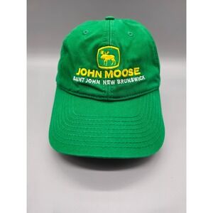 New Brunswick Hat Cap Strap Back Green Saint John Moose Adjustable Dad
